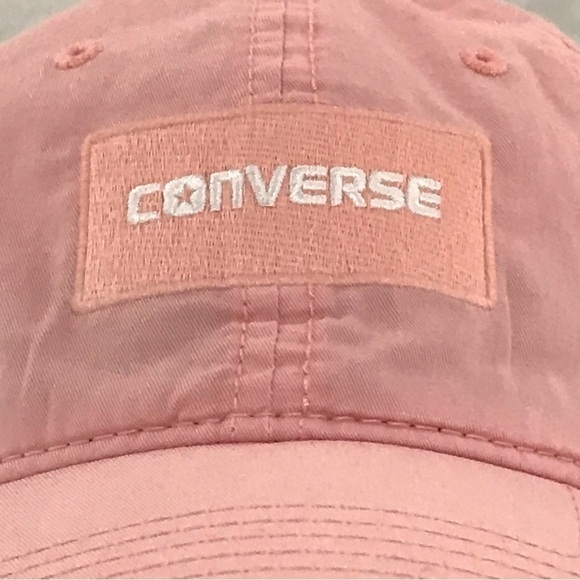 Converse Woman's Pink Adjustable Clasp Ball Cap - Picture 14 of 14